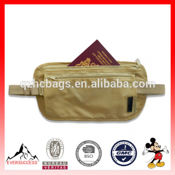 Best Selling Waist Belt Price Bag Water resistance passport Money Belt For travel